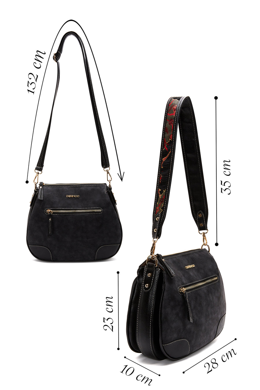 Women's Nubuck Crossbody Bag