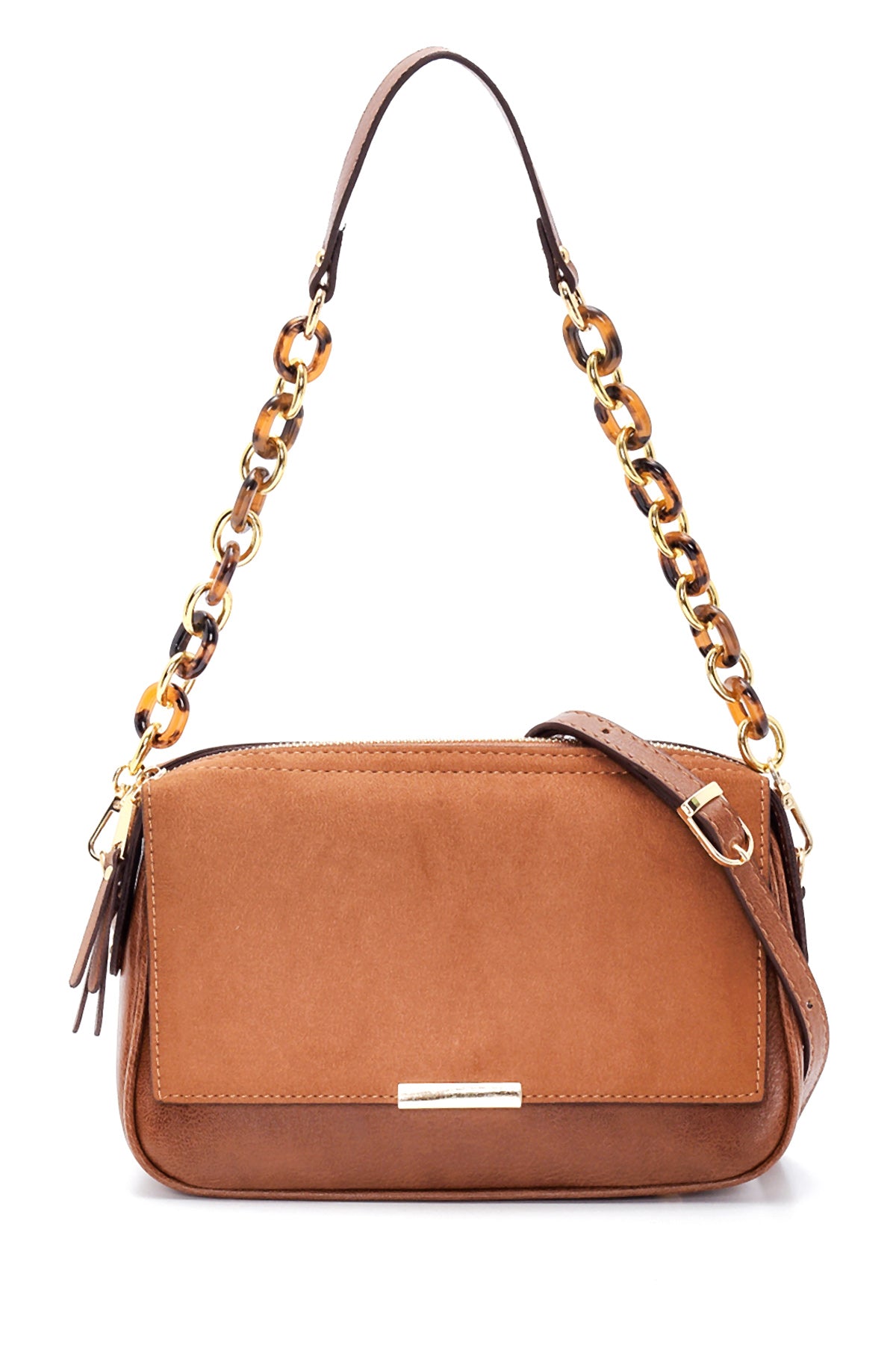 Women's Suede Shoulder Bag 22SBD211410 | Derimod
