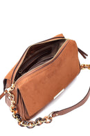 Women's Suede Shoulder Bag | Derimod
