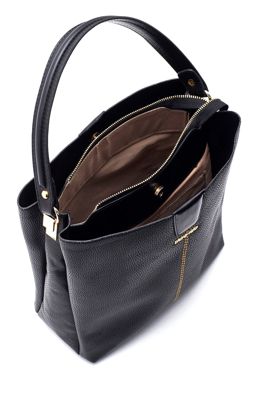 Women's Shoulder Bag with Stitching Detail