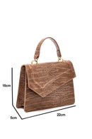 Women's Mink Crocodile Handbag | Derimod