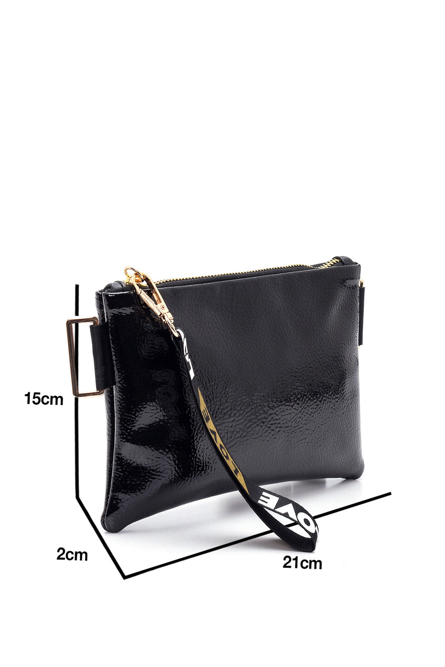Women's Black Clutch Bag