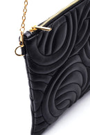 Women's Black Patterned Portfolio | Derimod