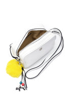 Women's White Faux Leather Crossbody Bag | Derimod
