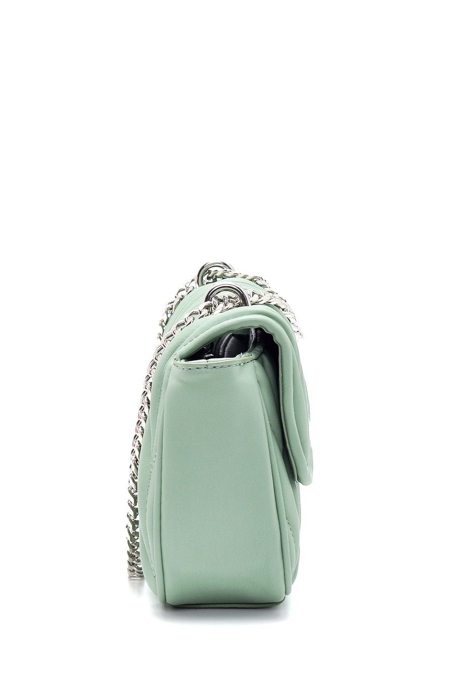 Women's Green Patterned Shoulder Bag