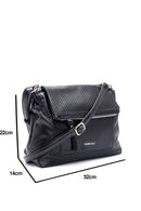 Women's Black Patterned Crossbody Bag | Derimod