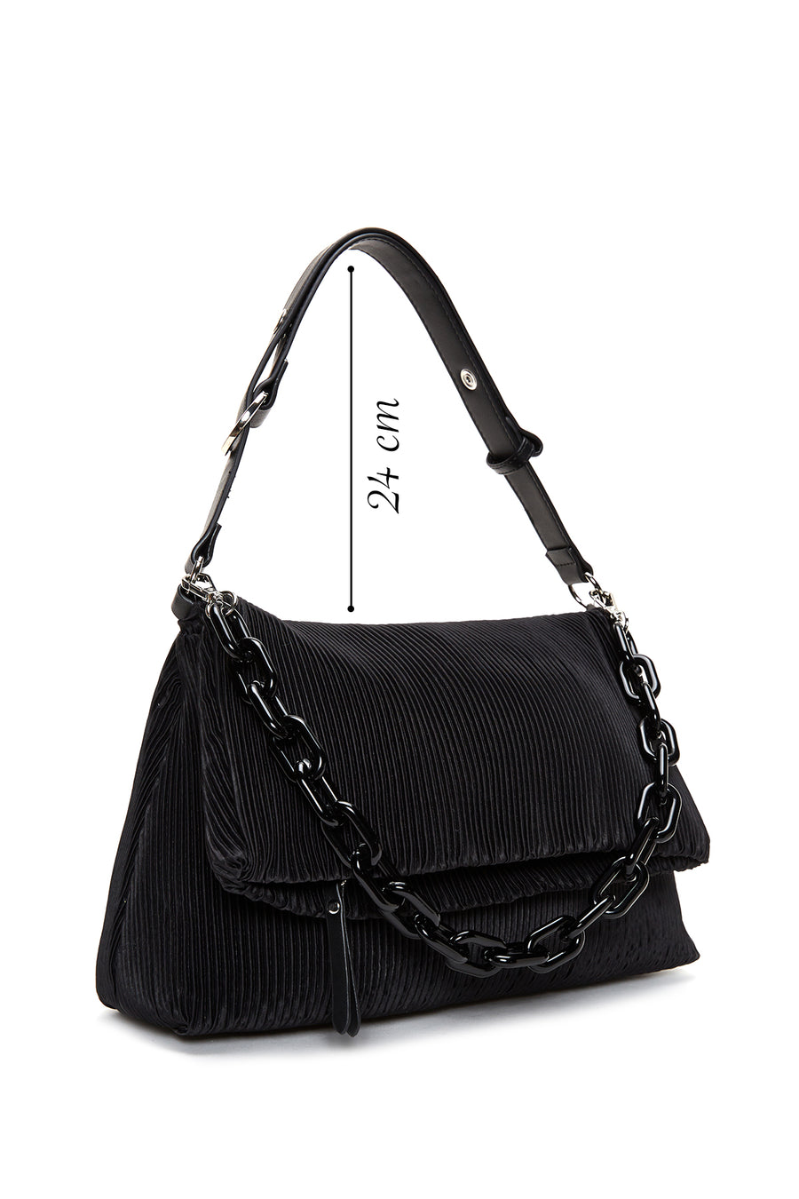 Women's Black Shoulder Bag