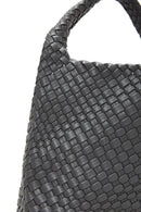Women's Gray Braided Shoulder Bag | Derimod