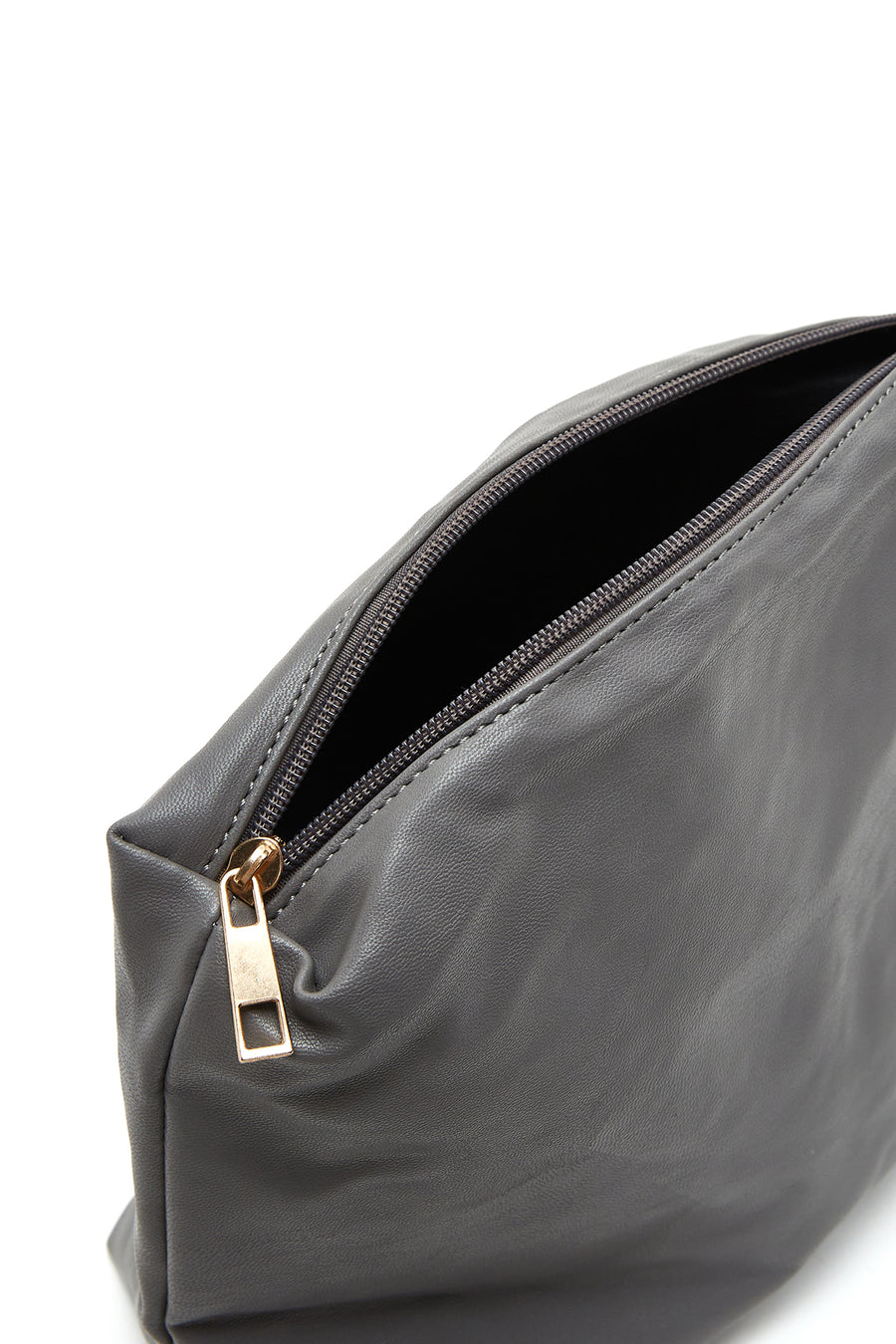 Women's Gray Braided Shoulder Bag