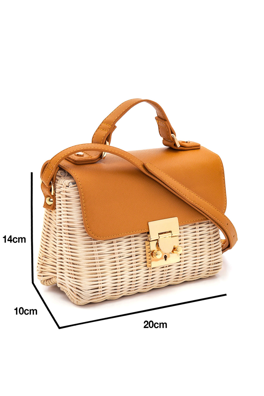 Women's Straw Crossbody Bag