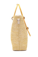 Women's Beige Straw Shoulder Bag | Derimod