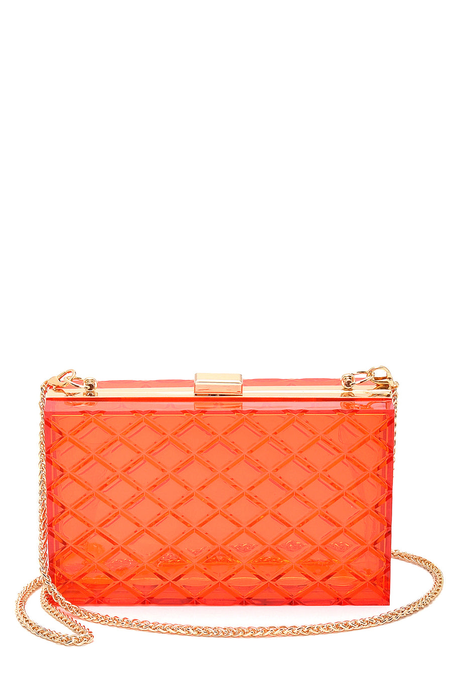 Women's Transparent Checkered Portfolio 22SBD2742PV | Derimod
