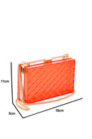 Women's Transparent Checkered Portfolio | Derimod