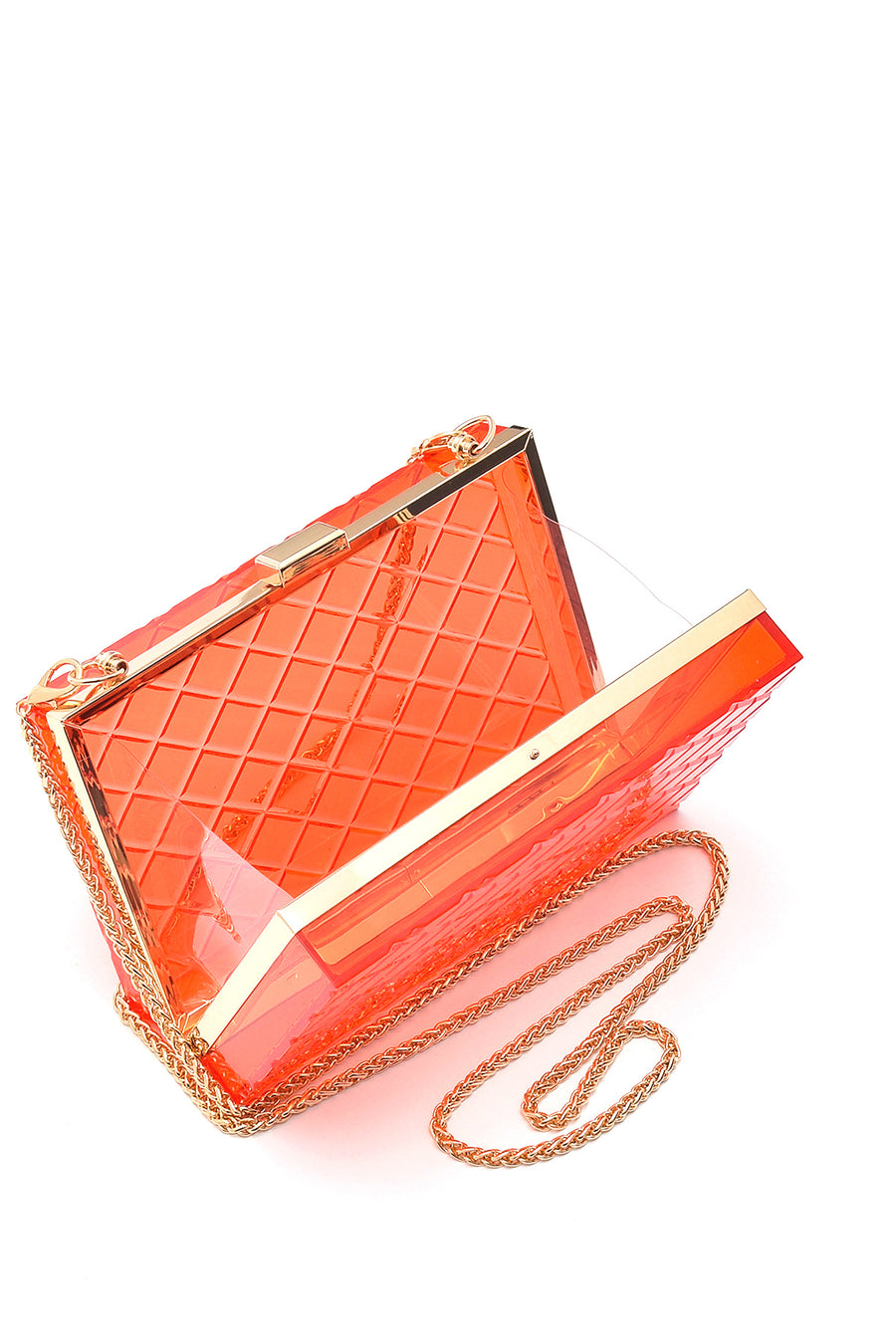 Women's Transparent Checkered Portfolio