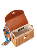 Women's Beige Straw Crossbody Bag | Derimod