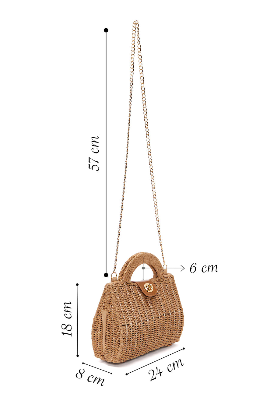 Women's Straw Handbag