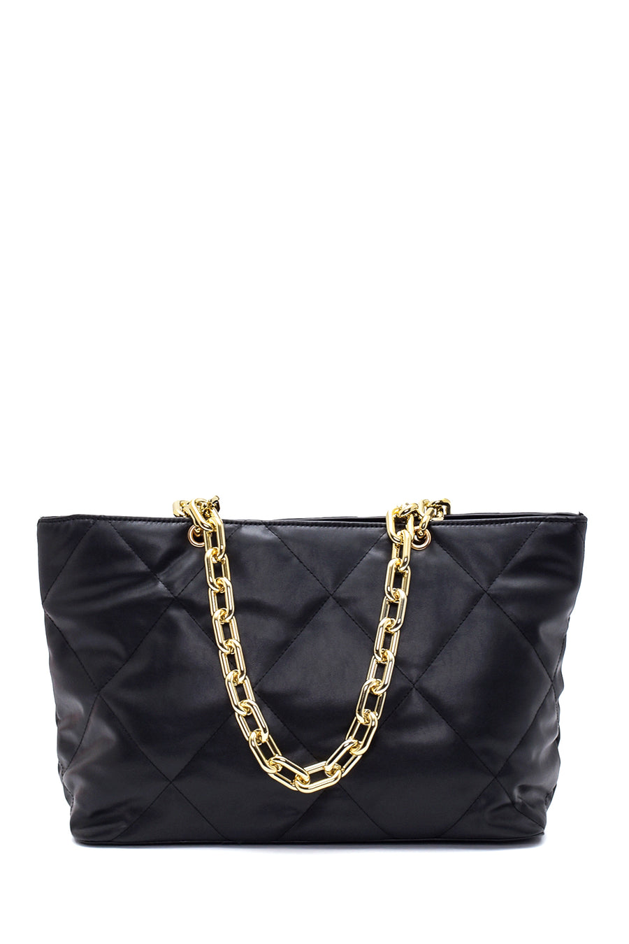 Women's Black Faux Leather Shoulder Bag 22SBD275818 | Derimod