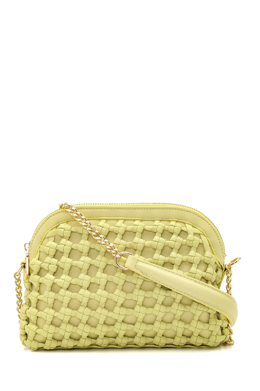 Kadın Örgülü Çapraz Çanta 22SBD280029 | Derimod