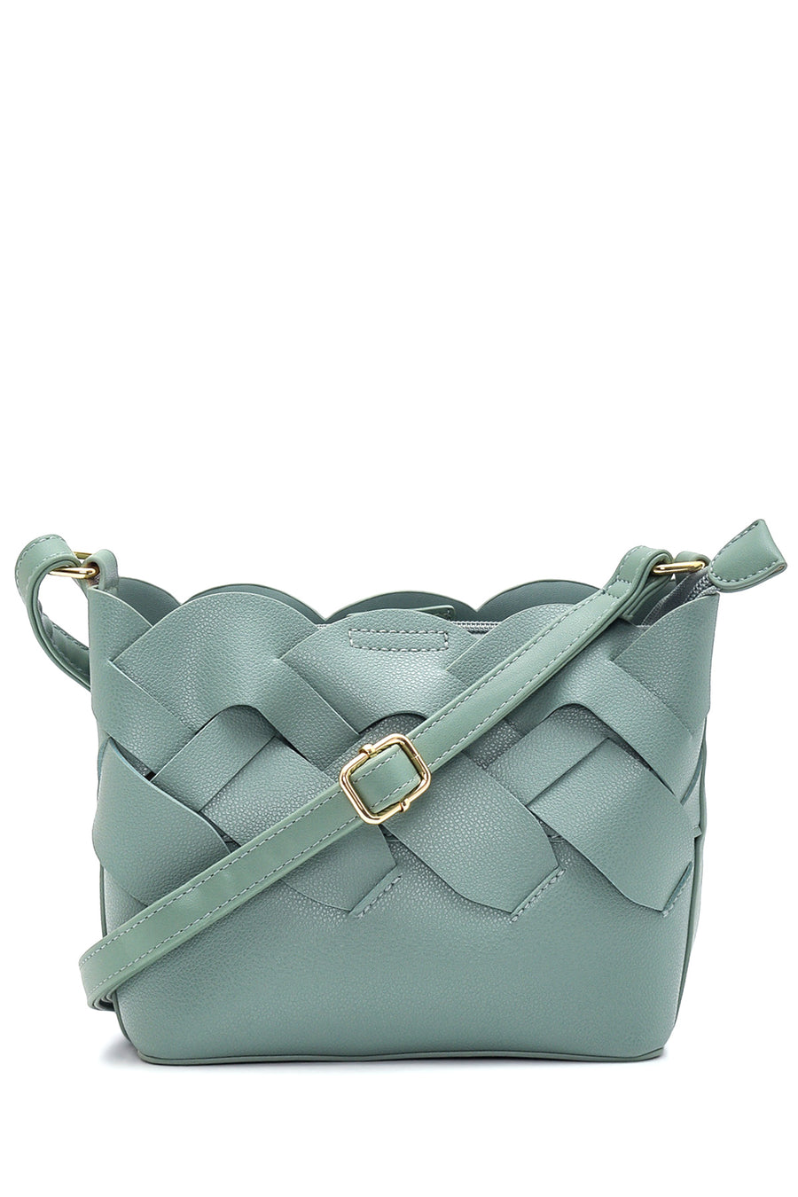 Women's Braided Crossbody Bag 22SBD280929 | Derimod