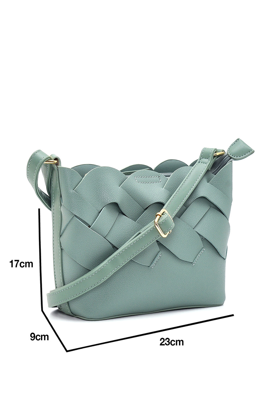 Women's Braided Crossbody Bag