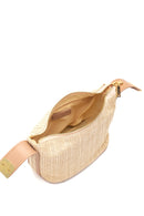 Women's Beige Straw Handbag | Derimod