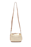 Women's Cream Straw Handbag | Derimod