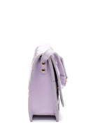 Women's Lilac Braided Crossbody Bag | Derimod