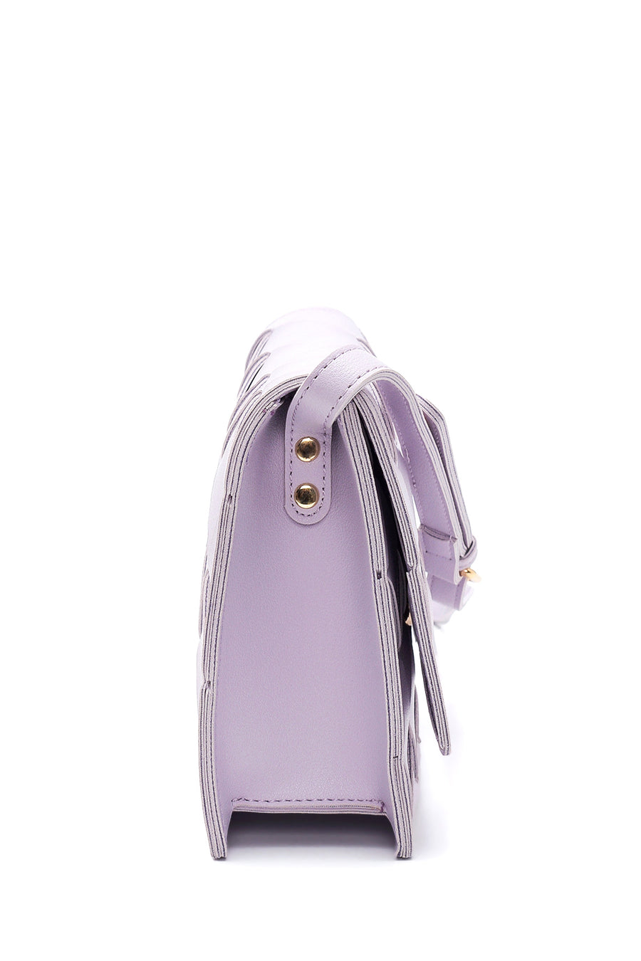 Women's Lilac Braided Crossbody Bag