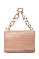 Women's Beige Crocodile Handbag | Derimod