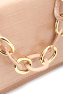Women's Beige Crocodile Handbag | Derimod