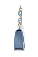 Kadın Mavi Kroko El Çantası | Derimod