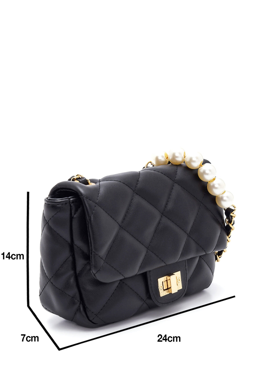 Women's Quilted Crossbody Bag