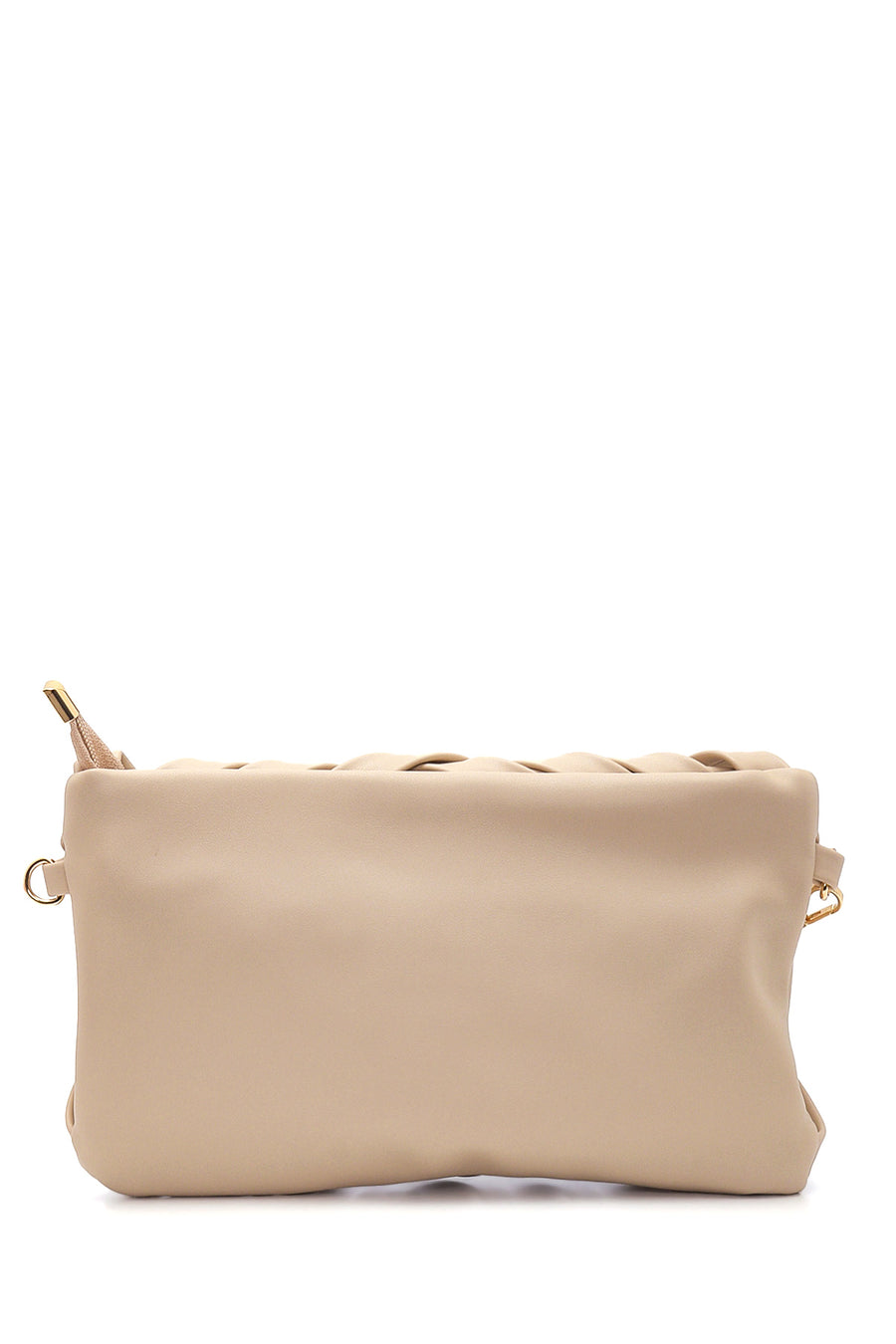 Women's Beige Knitted Portfolio