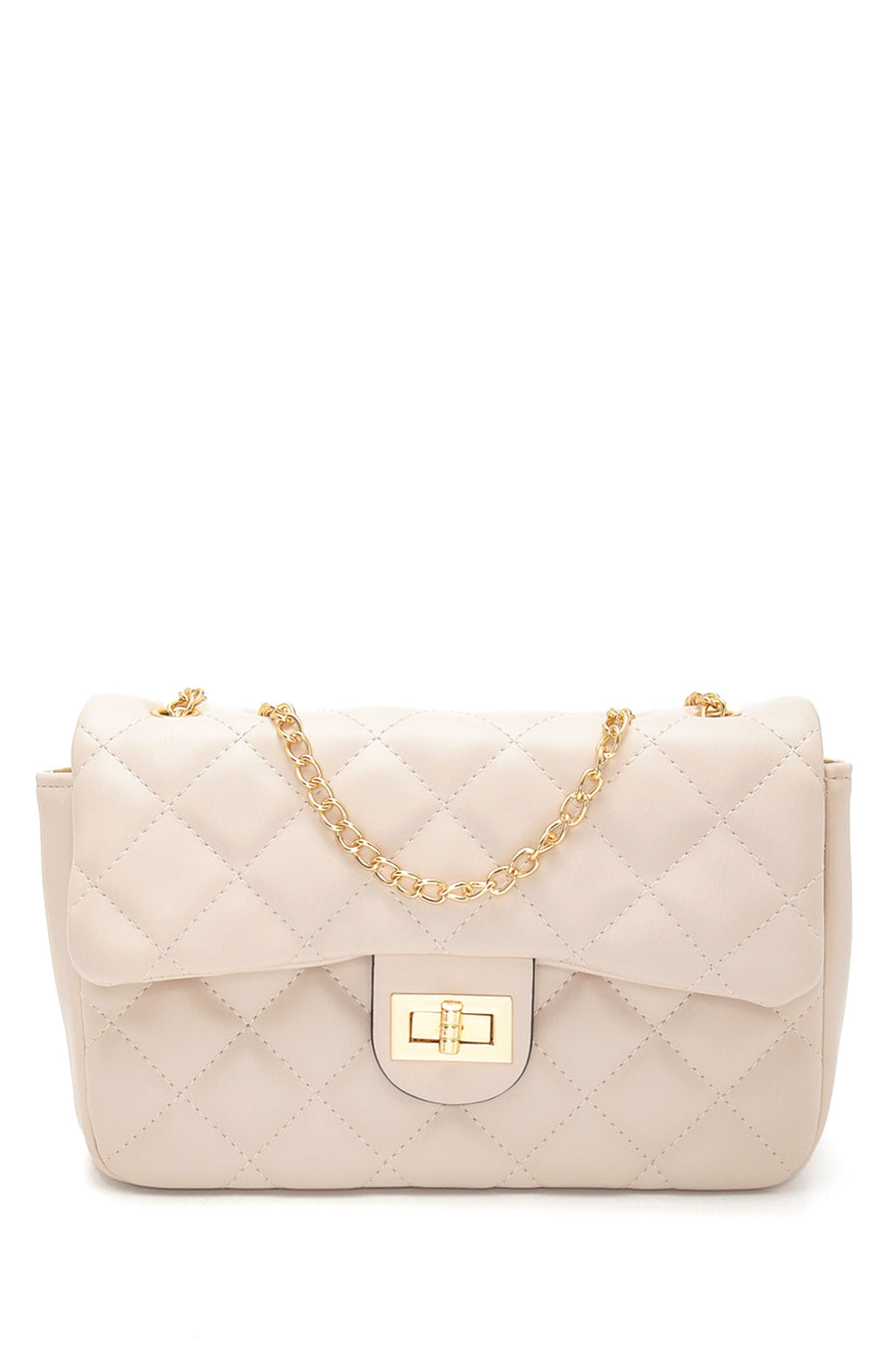 Women's Beige Quilted Crossbody Bag 22SBD2929KP | Derimod