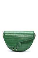 Women's Green Crocodile Cross Bag | Derimod