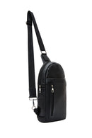 Men's Black Strap Crossbody Bag | Derimod