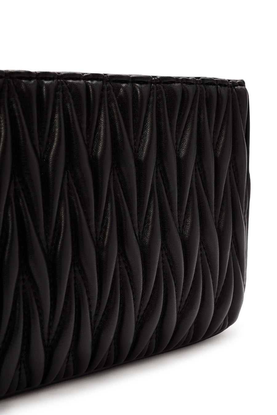 Women's Black Quilted Shoulder Bag