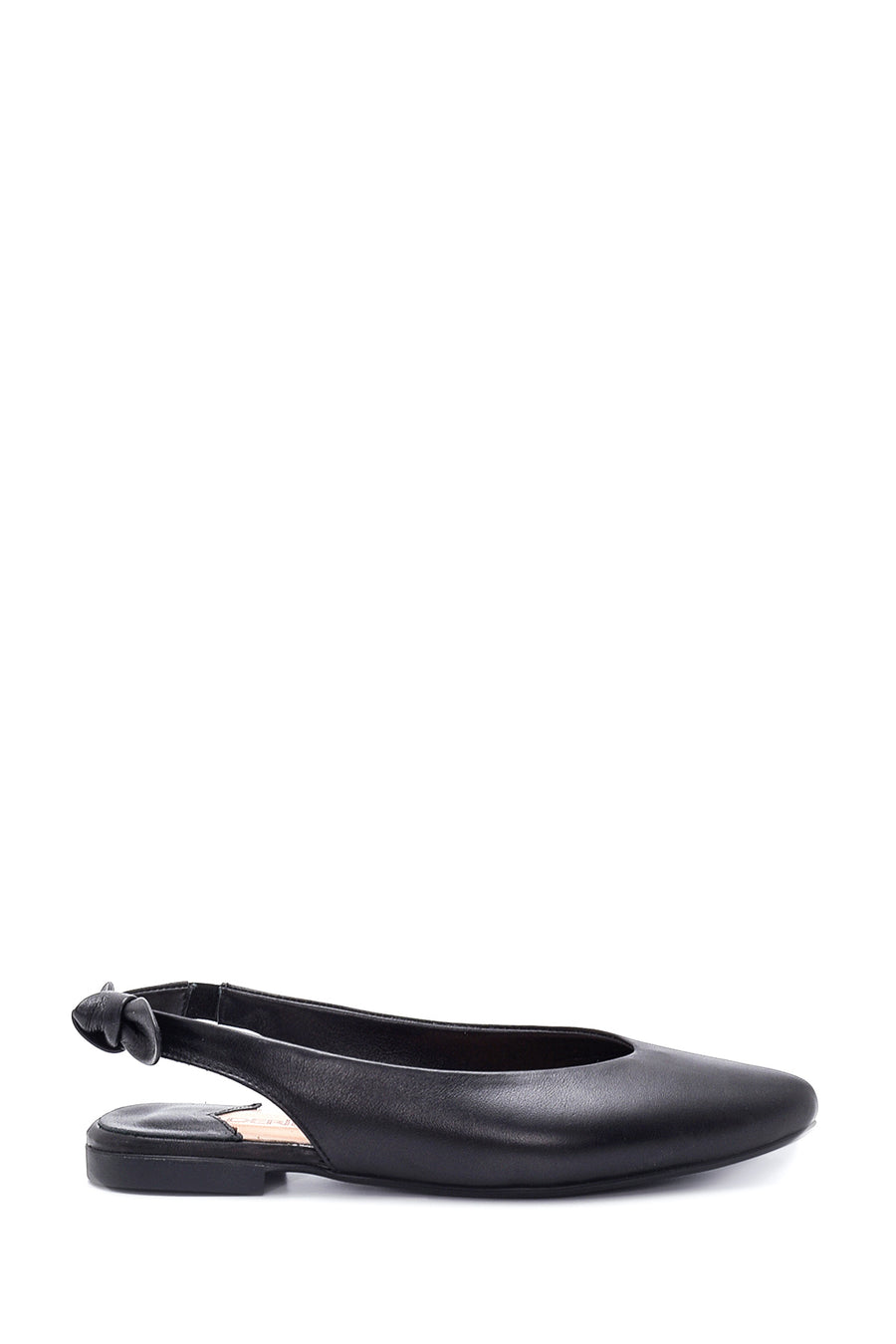 Women's Leather Ballerinas 22SFD270318 | Derimod