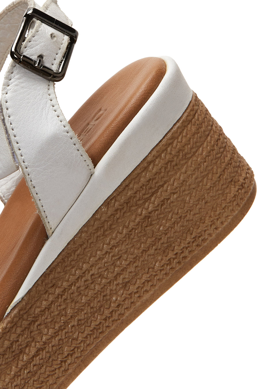 Women's Leather Wedge Heel Sandals