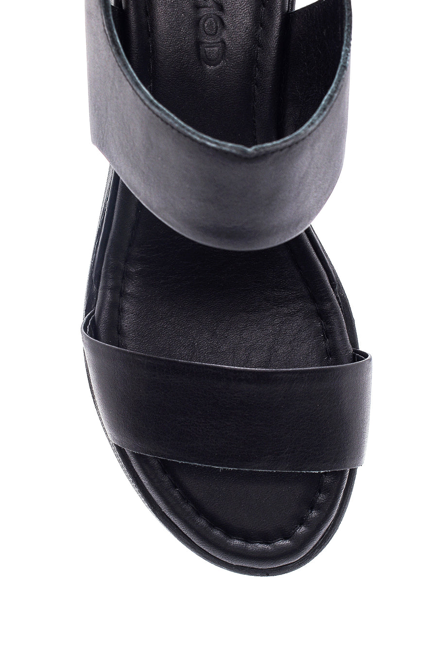Women's Leather Comfort Wedge Heel Sandals
