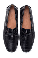 Erkek Deri Kroko Loafer | Derimod