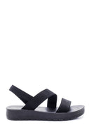 Women's Black Casual Flat Sandals | Derimod