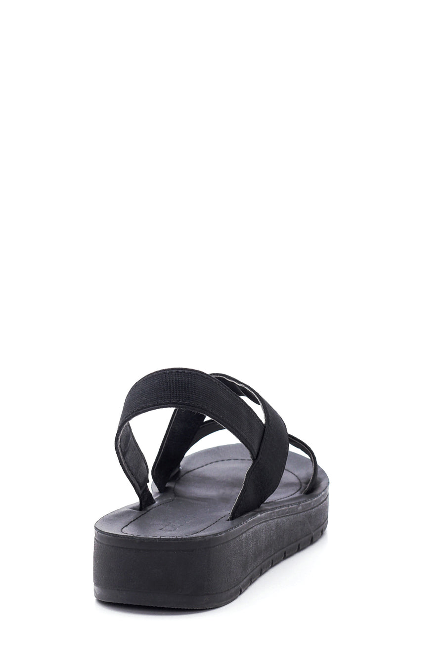 Women's Black Casual Flat Sandals
