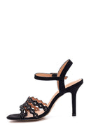 Women's Metal Detailed Heeled Sandals | Derimod