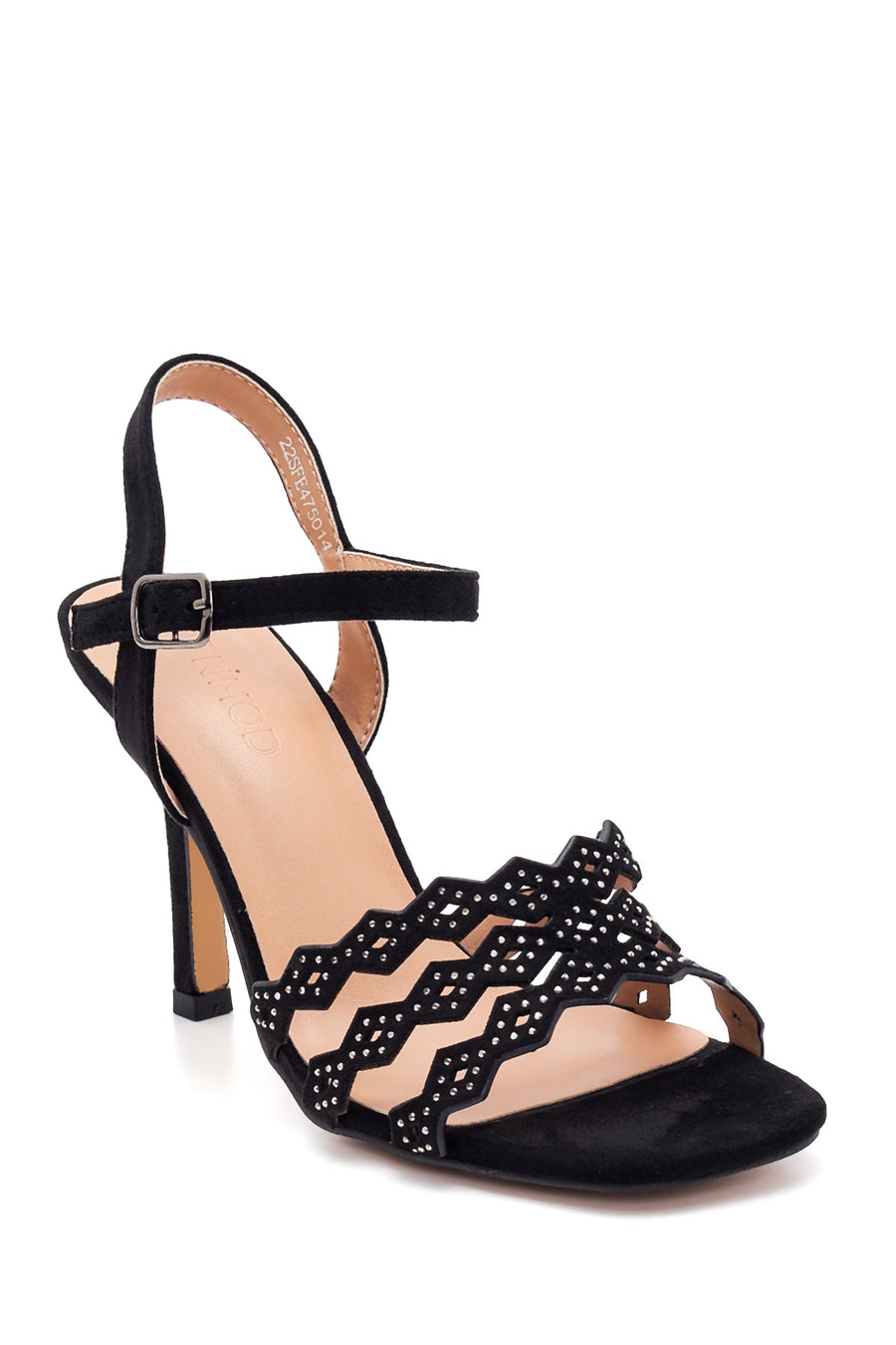 Women's Metal Detailed Heeled Sandals