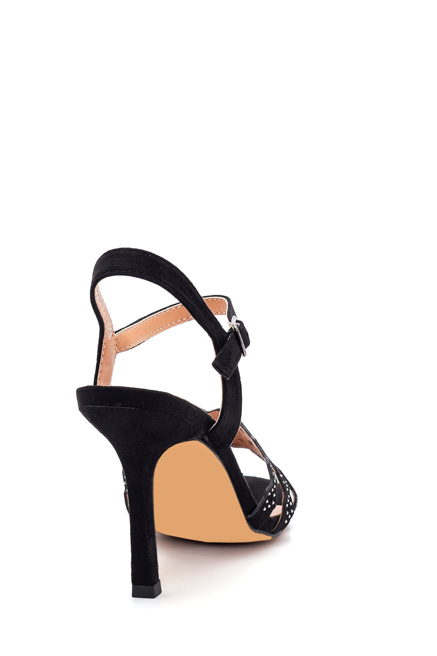 Women's Metal Detailed Heeled Sandals