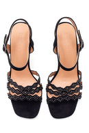 Women's Metal Detailed Heeled Sandals | Derimod