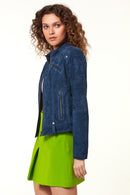 Sonia Women's Suede Leather Jacket | Derimod