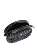 Women's Black Quilted Crossbody Bag | Derimod