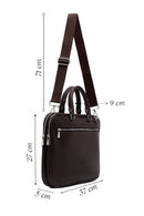 Men's Brown Briefcase | Derimod